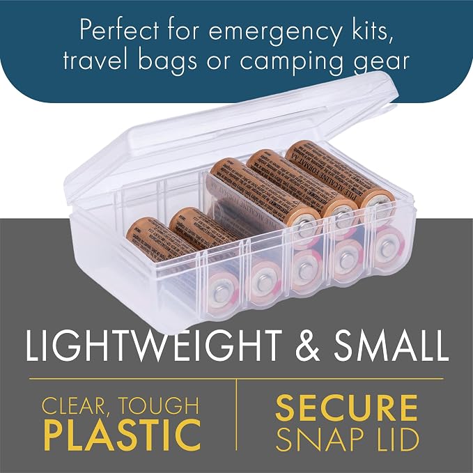 Dial Industries Battery Storage Organizer Case, Holds 12 AA | Keeps loose - Image 3