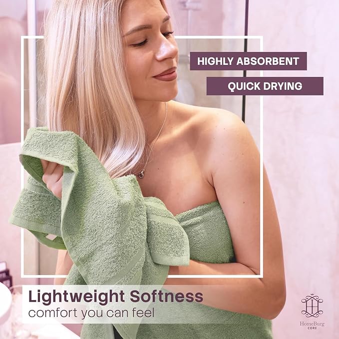 CORE 4-Piece Cotton Hand Towels - Image 3