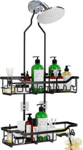 Shower Caddy Hanging Organizer, Extra Large Rack Over Showerhead by Joqixon