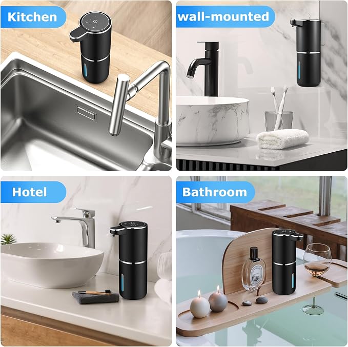 VZZNN 2 Pack Automatic Soap Dispenser, Automatic Liquid Soap Dispenser Touchless - Image 6