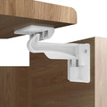 2 Pack Upgraded Invisible Baby Proofing Cabinet Latch Locks - No Drilling or Tools Required, Children Proof Cupboard Drawers Latches, Works with Most Cabinets and Drawers - Adhesive Easy Installation