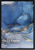 16x23 Picture Frame, Black Frame for 16 x 23 Inch Picture Poster Photo, Light Weight and High Transparent 16 by 23 Frame for Wall - 1 Pack/Black/16 x23