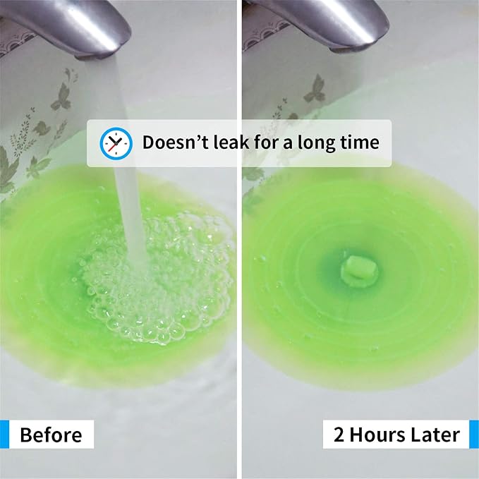 tifanso 2PCS 6" Silicone Bathtub Drain Stopper & Hair Catcher - Image 5