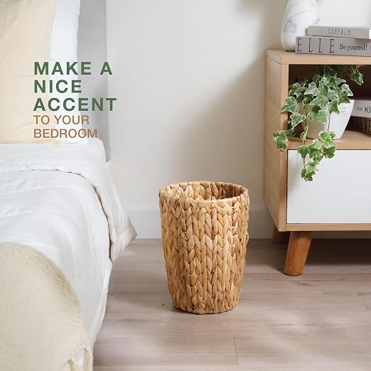 84ECO 2-Pack Wicker Trash Cans - Image 3