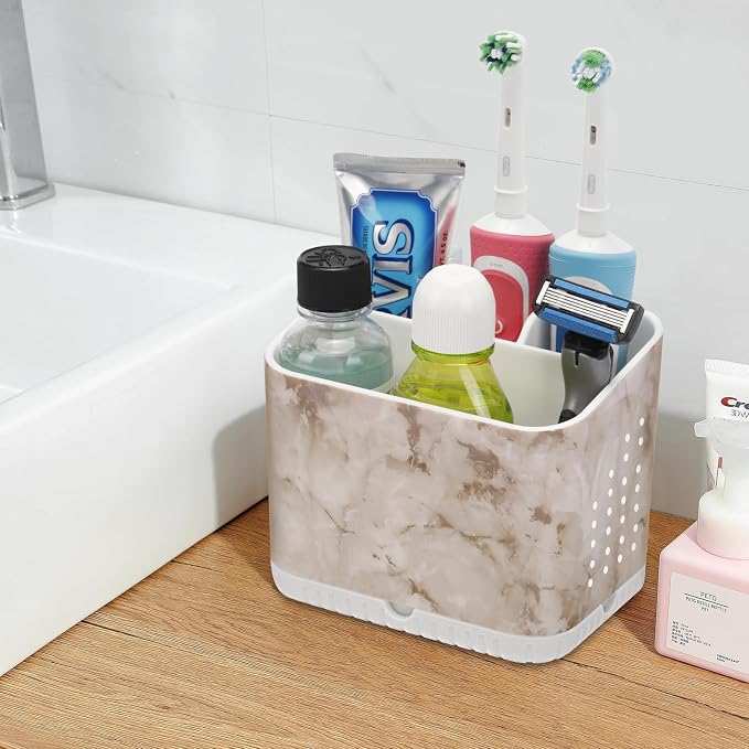 Toothbrush Holders, Toothbrush and Toothpaste Holder | EasyTo Clean, 4 Slots - Image 2