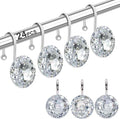 24PCS Shower Curtain Hooks Rings by Yapicoco