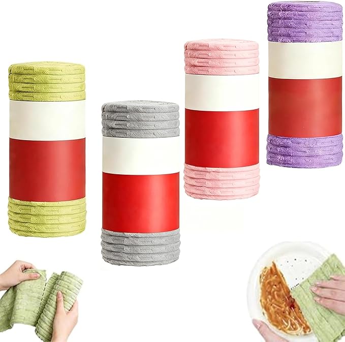 Multipurpose Reusable Tear-Off Cleaning Cloth Roll by Unknown