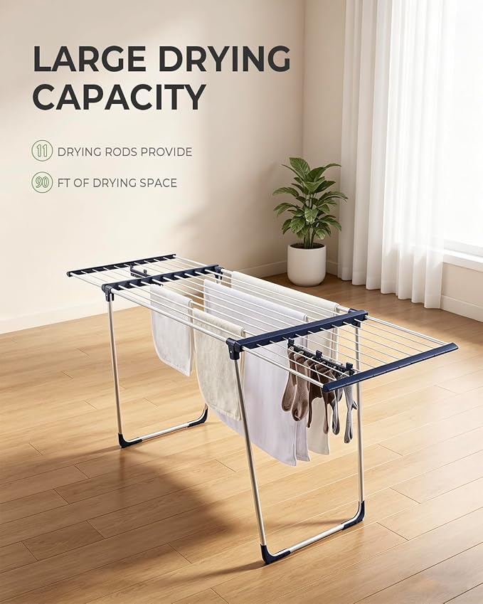 JS HANGER 90FT Extendable Clothes Drying Rack, Expands from 44" to 78" - Image 6