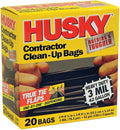 Husky HK42WC020B 42-Gallon Polyethylene Resin Contractor Clean-Up Bags by Poly-America