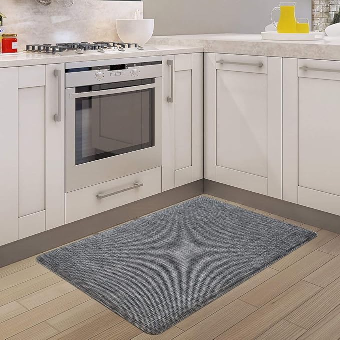 Kitchen Anti Fatigue Floor Comfort Mats for Standing Desk Garages (20X30X3/4-Inch, Darkgrey)