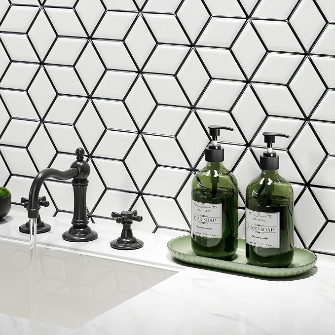 Kzeirm Green Soap Dispenser, Dish & Hand Soap Dispenser Set - Image 3