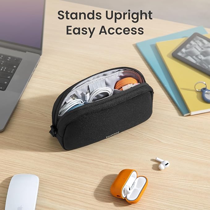 tomtoc Electronics Organizer Travel Case, Cable Organizer - Image 3