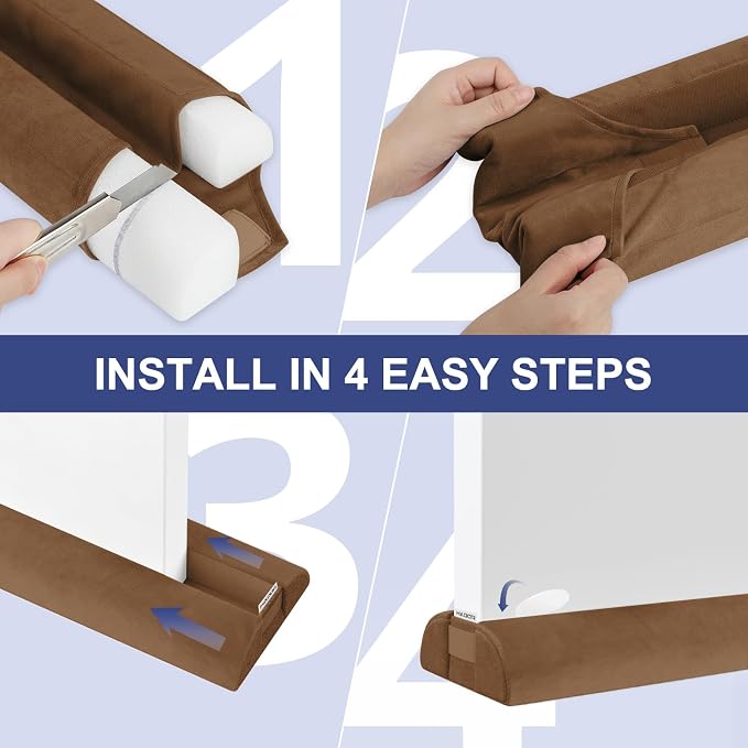 HADOR Door Draft Stopper for Bottom of Door, Adjustable 36 Inch, Double-Sided - Image 6