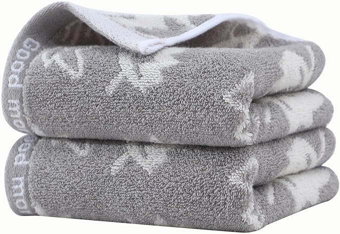 2 Pack Decorative Maple Leaf Hand Towels | Decorative Hand Towel Set by Zuorery