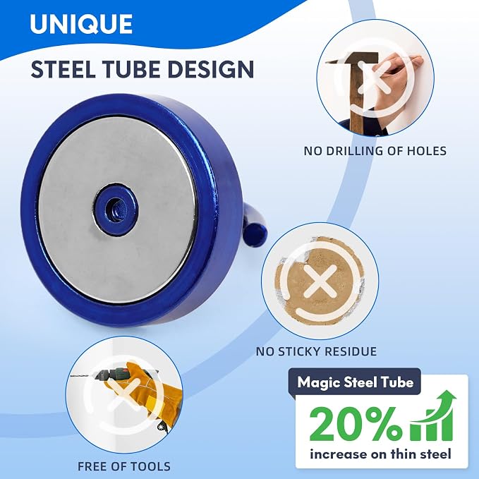 Neosmuk Magnetic Hooks Steel Tube Design - Image 3