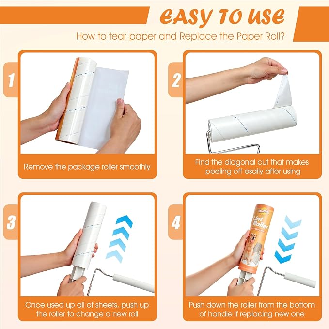 WulaWindy Long Handle Lint Roller - Image 8