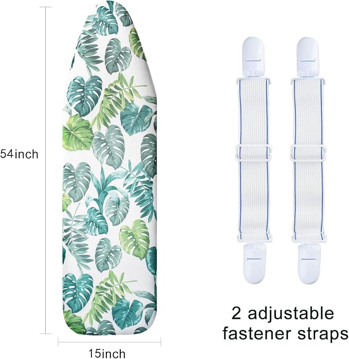 Ironing Board Cover and Pad 15" x 54", 4 Layers Extra Thick Iron Board Cover - Image 3