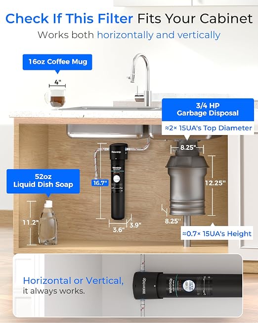 Waterdrop 15UA Under Sink Water Filter System, 19000 Gallons, 2 Years | Reduces - Image 5