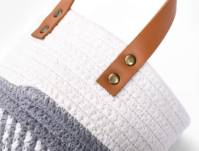 Wall Hanging Storage Basket, Woven Plant Holder - Image 6