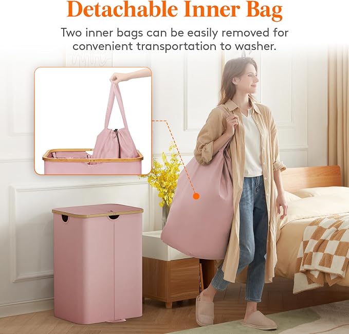 Lifewit 150L Double Laundry Hamper - Image 4