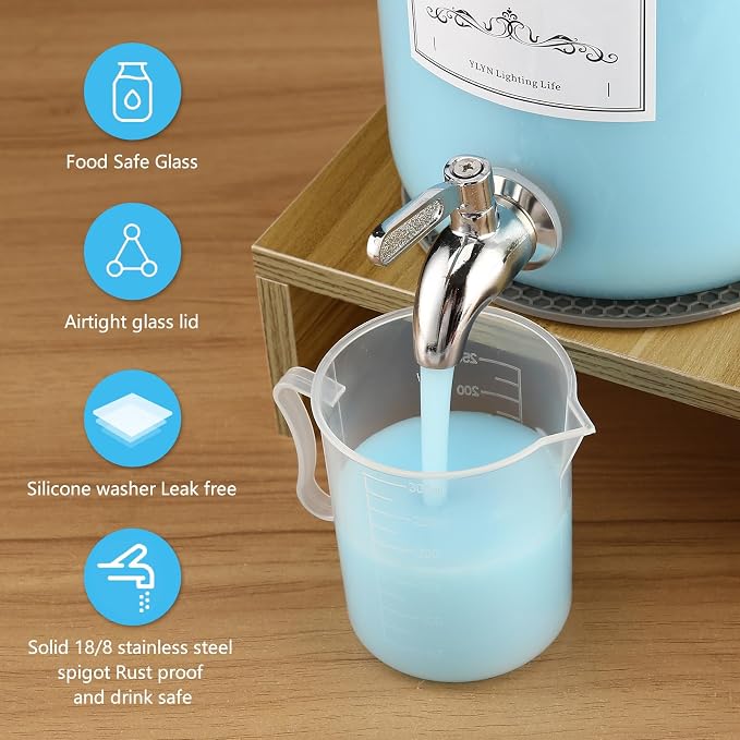 2-Pack Glass Laundry Detergent Dispenser - Image 2