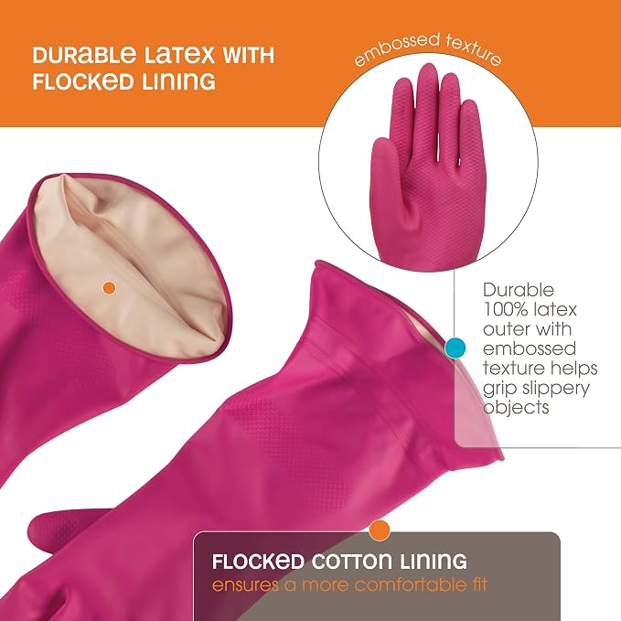 Casabella 46060 Premium Waterblock Gloves - Image 6
