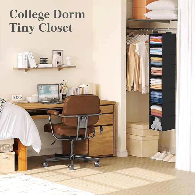 Lifewit 8 Tier Hanging Portable Closet Storage Organizer - Image 9