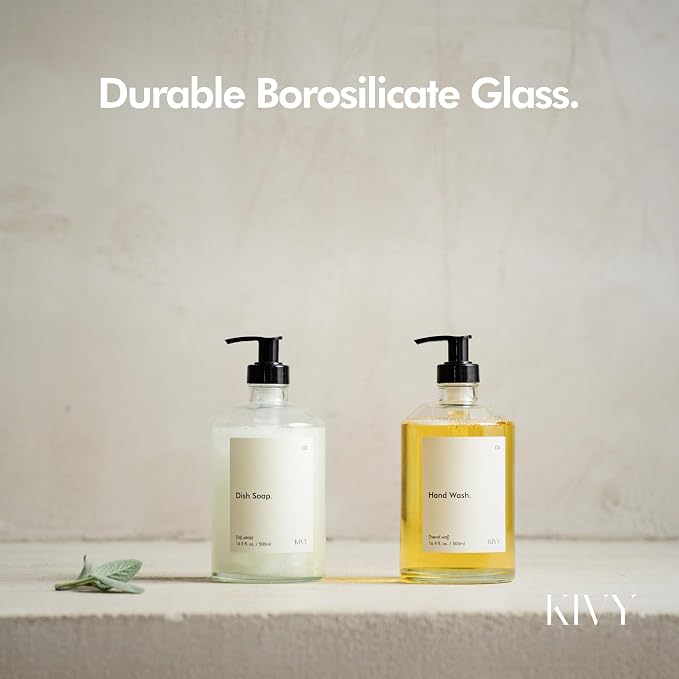 KIVY Glass Soap Dispenser Set - Image 7