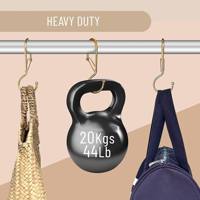 6 Purse Hanger for Closet. Tote Hanger. S-Shaped Hooks S Hooks Twist Design. - Image 6