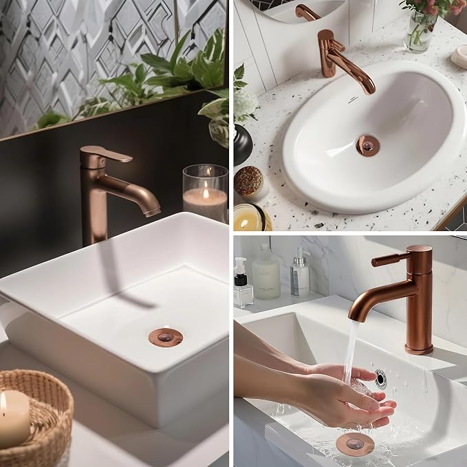 Hibbent Upgraded 3 in 1 Bathroom Sink Drain Strainer, Pop Up Stopper | - Image 8