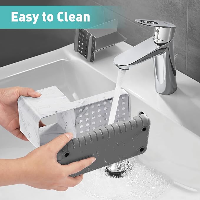 Toothbrush Holders for Bathroom Countertop Organizers | Easy To Clean, - Image 5