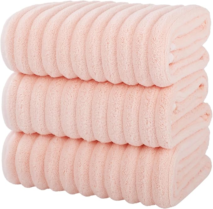 Luxury 3-Piece Quick-Dry Bath Towel Set – Ultra Soft Microfiber Towels | Hand - Image 2