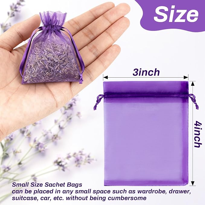 Sukh 50 Lavender Sachet Bags Empty - Image 2