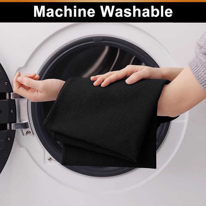 Homaxy 100% Cotton Waffle Weave Kitchen Towels, 4 Pack - Image 5
