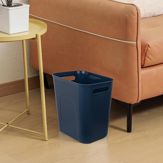 UUJOLY Plastic Small Bathroom Trash Can Wastebasket, 3.5 Gallon, Laundry Room - Image 4