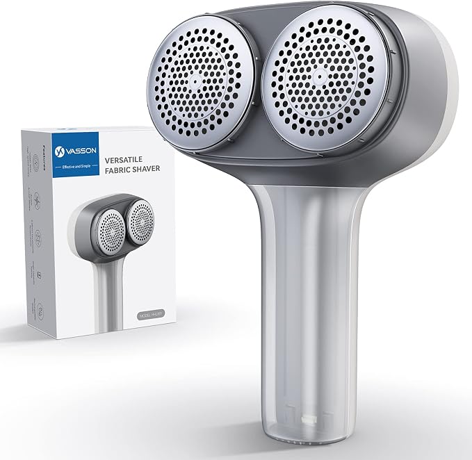 VASSON Fabric Shaver, Sweater Depiller & Pilling Remover | Dual-Head Design by VASSON