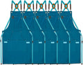5 Pack Kitchen Apron, Work Apron, Canvas, Multiple Pockets, Gardening, Painting, BBQ, Artist, Carpenter, Sizes M to XXL, Blue