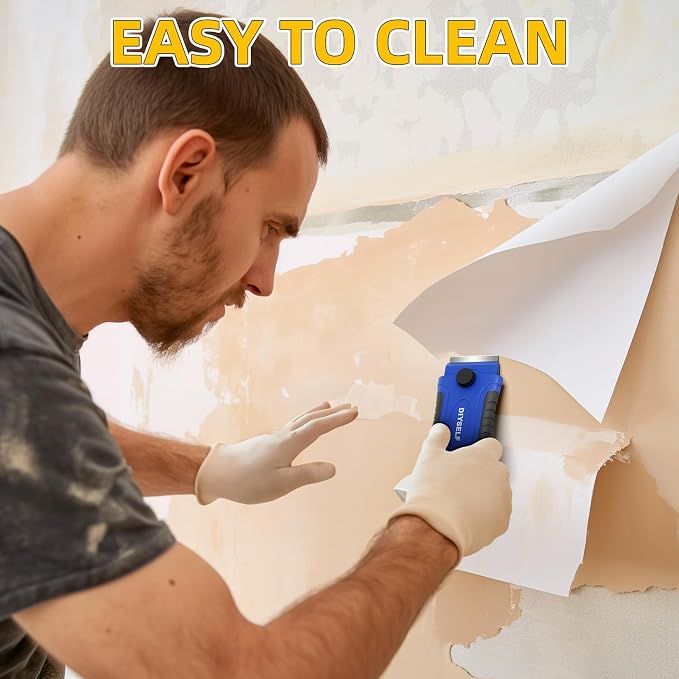 DIYSELF Razor Scraper with 15 Extra Razor Blades, Stove Top Cleaner Tool | - Image 2