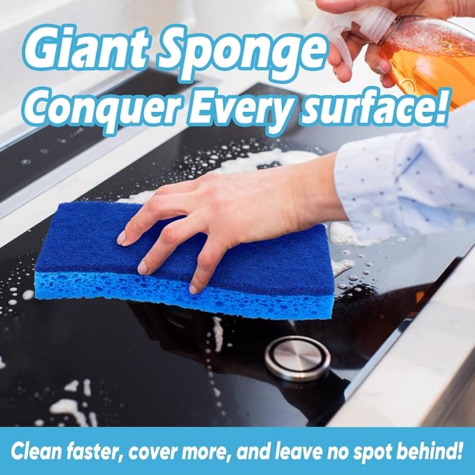 AIDEA XL Sponges Kitchen 12Count, Non-Scratch Scrub Sponges - Image 5