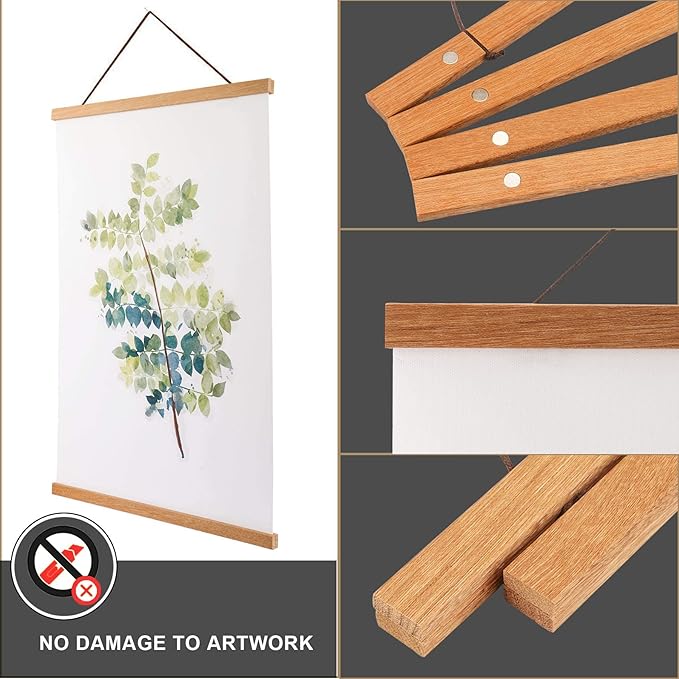 WITCOLOR Magnetic Poster Hanger Frame, 20" Wide Magnetic Hanging Frames 20x28 20x30 20x20 20x16 20x24 Magnet Poster Holder for Wall Hang Poster