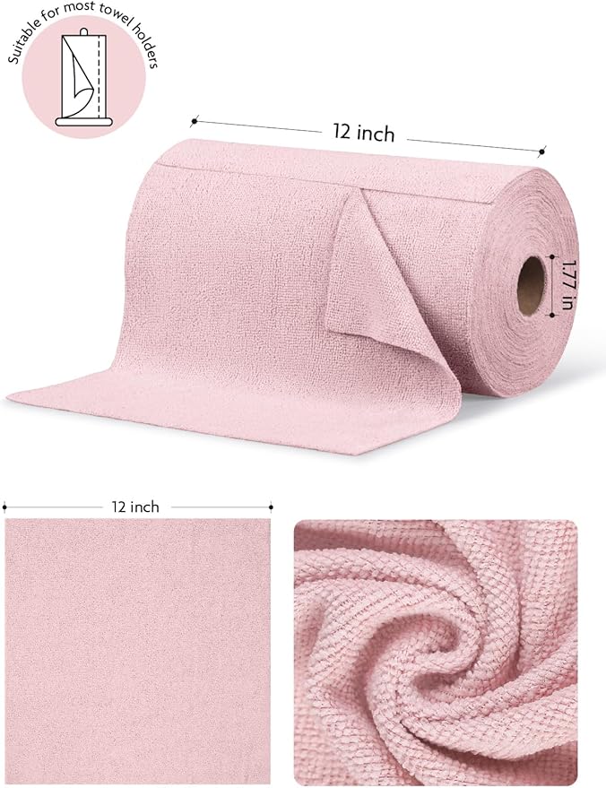 Fantasticlean Microfiber Cleaning Cloth Roll -75 Pack, Ultra Absorbent - Image 7