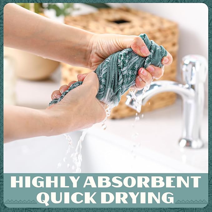 HunnmingRe 8 Pack Boho Hand Towel - Image 4