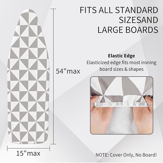 Geometric Ironing Board Cover and Pad - Image 2