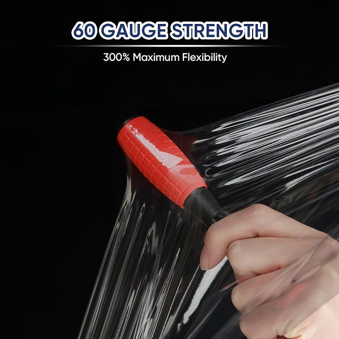 TICONN Stretch Wrap Roll, 18 in x 1000 ft Plastic Wrap - Image 3