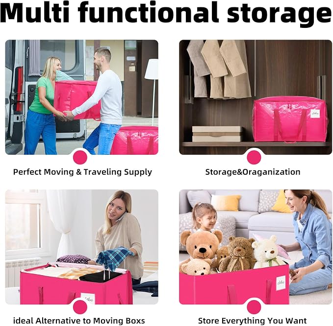 Moving Bags Heavy Duty Hot Pink – Large Packing Bags - Image 2