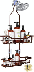 Upgraded Extended Length Shower Organizer by Joqixon