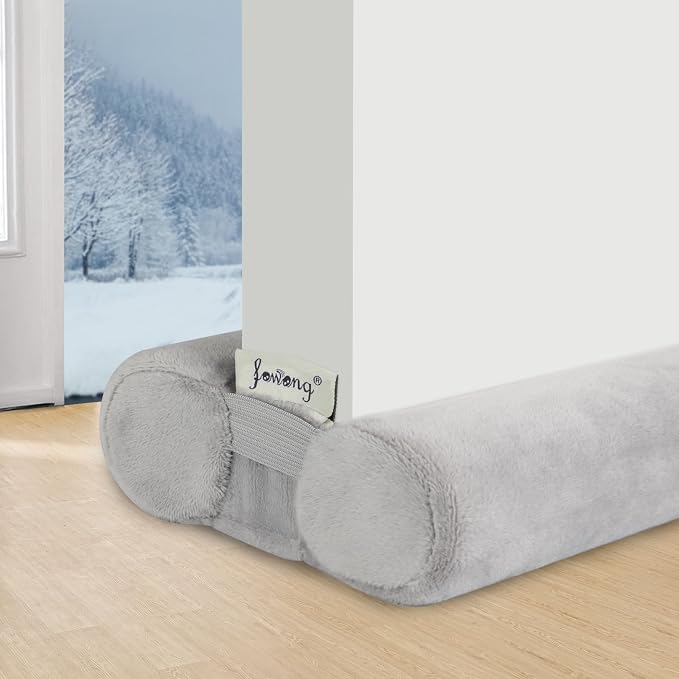 fowong Under Door Draft Stopper 30"-36", Adjustable Noise Stopper, Dust & Light by fowong