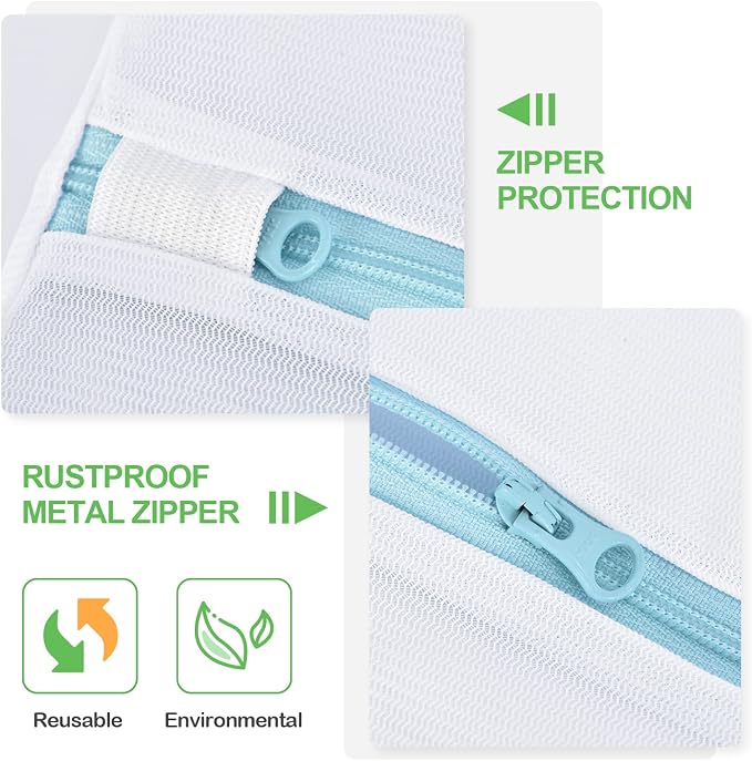 OTraki Large Mesh Washing Bag 43 x 35 Inch XXL Mesh Laundry Bag - Image 5