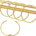 Shower Curtain Hooks Rings, Glide Smoothly Round Shower Rings by LULARINE