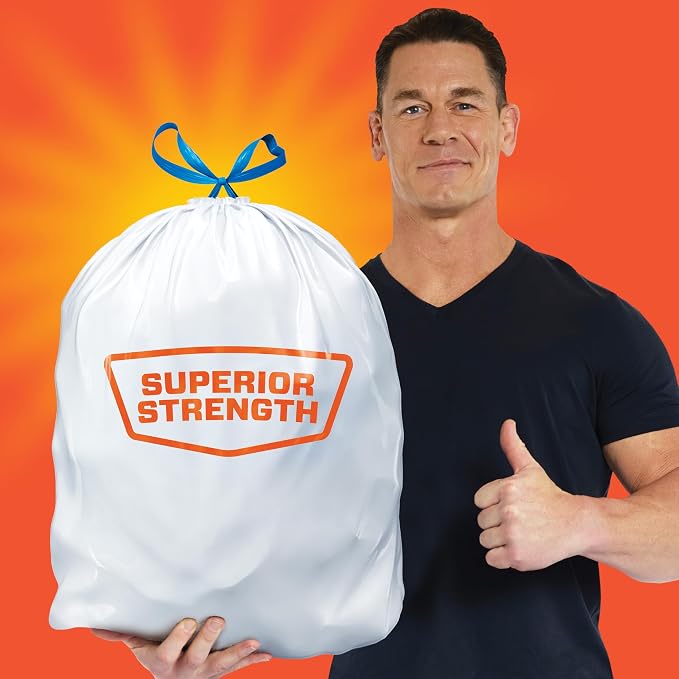Hefty Strong 13G Tall Kitchen Trash Bags, 90ct | Bulk Pack, 13 Gallon Trash Bags - Image 4
